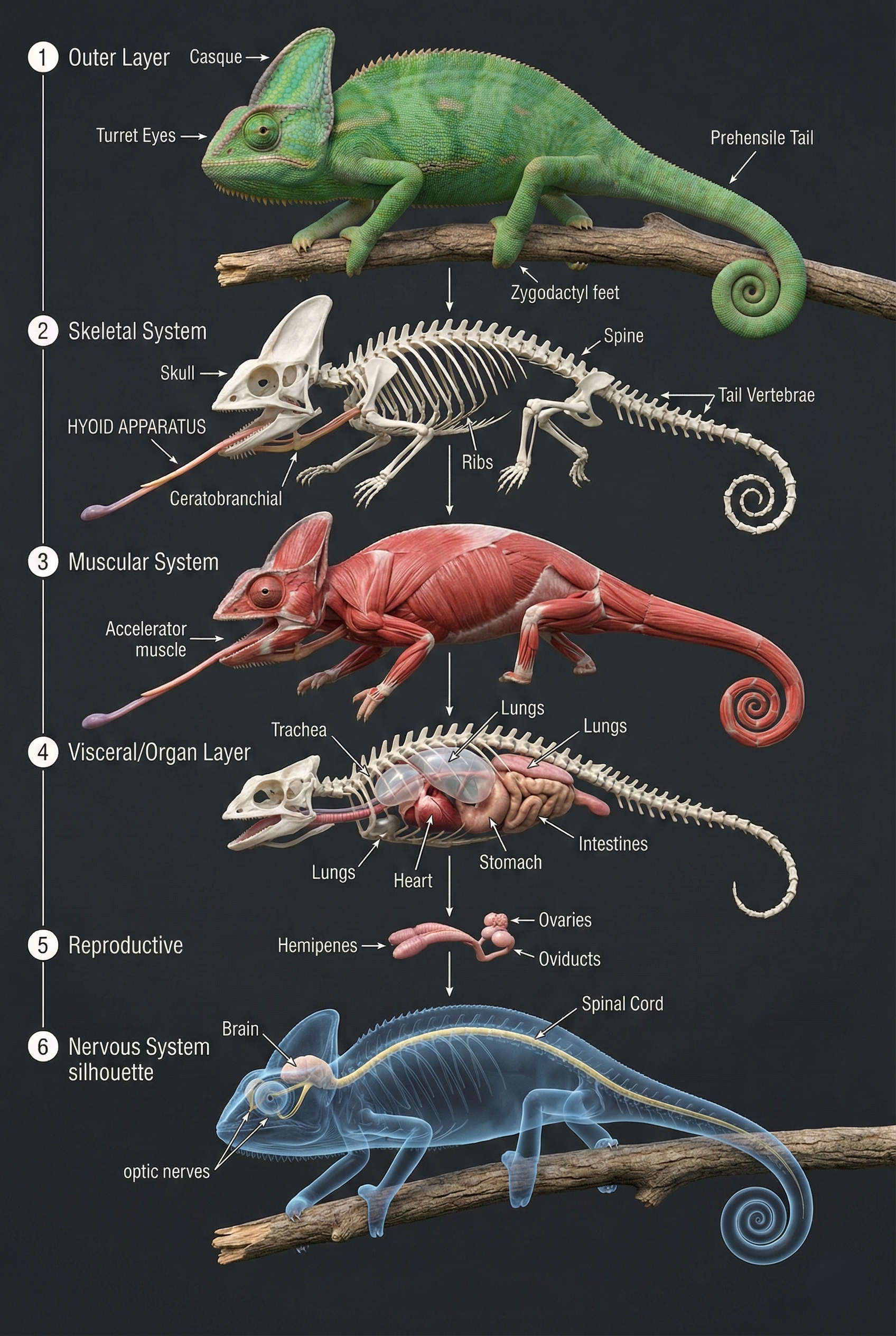Smart Veterinary Anatomy Study Deck: Active Recall System (Domestic & Exotics) printable digital download preview
